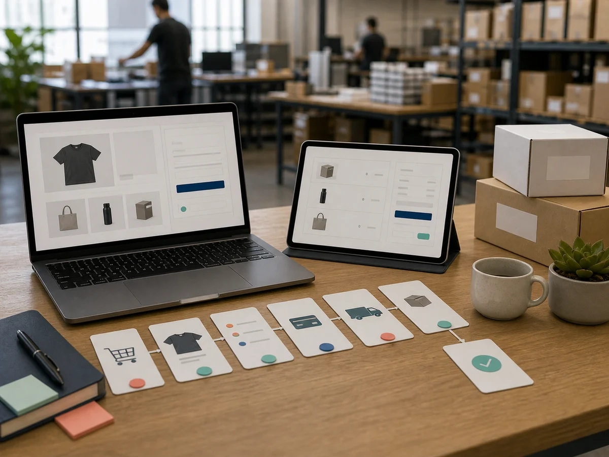 WooCommerce development with product, checkout, and order planning details